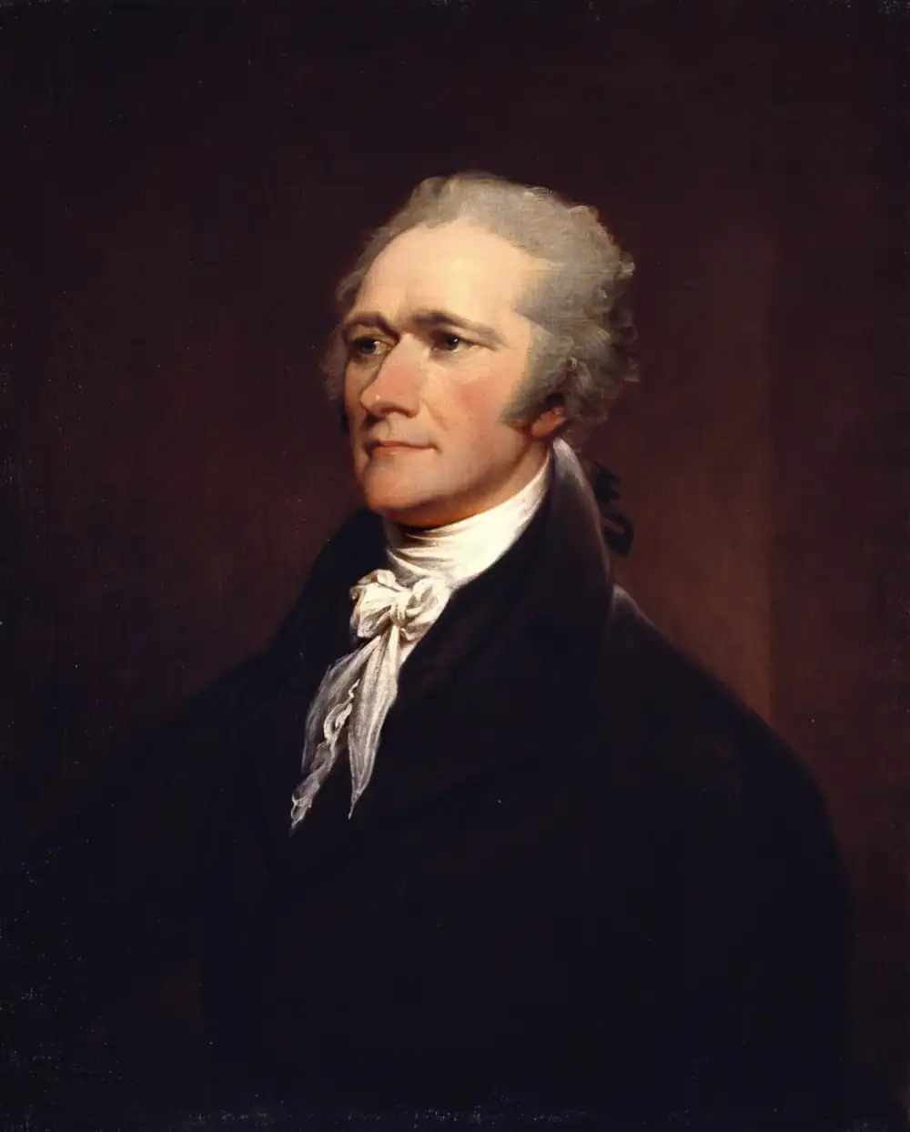 John Trumbull portrait of Alexander Hamilton